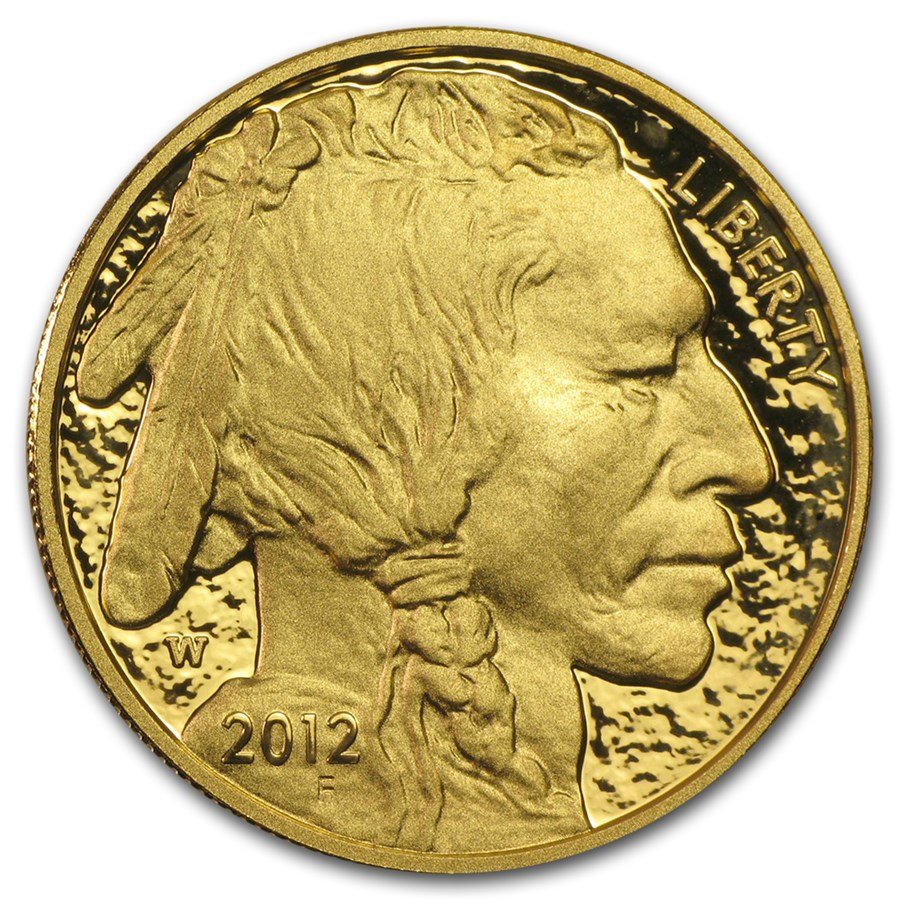 2012-W 1 oz Proof Gold Buffalo (w/Box & COA)